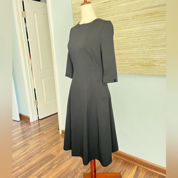 Metisu black 60s fit and flare dress size S - Picture 9 of 11